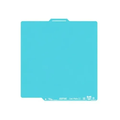 Placa Fria Juupine Azul 257x257mm para Bambu Lab P2s P1p P1s
