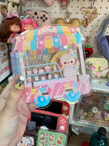 Porta papel/lápis decorado