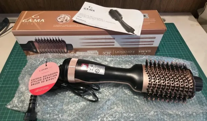 Escova Secadora GA.MA Stylish Keration Brush 3D Bivolt - Nova