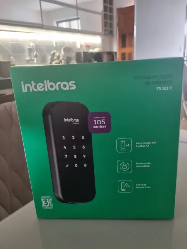 Fechadura eletrônica intelbras