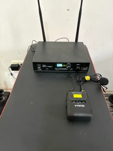 Sistema Sem Fio Fame MSW Pro 1 Bodypack UHF Importado Completo NOVO 