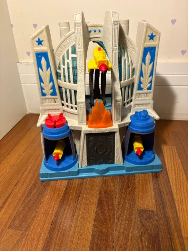 torre liga da justiça dc - playset