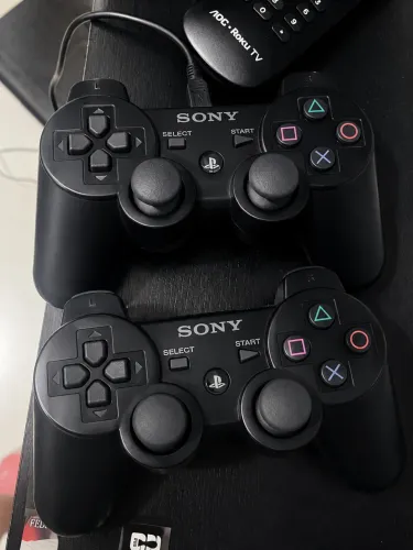 ? PLAYSTATION 3 SUPER SLIM ORIGINAL - 2 CONTROLES SONY + JOGOS DISPONÍVEIS ?
