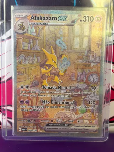 Carta Pokémon TCG Alakazam EX 151 - 201/165 NM