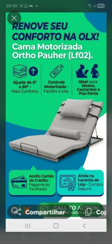 Encosto / Cama Motorizada Articulada