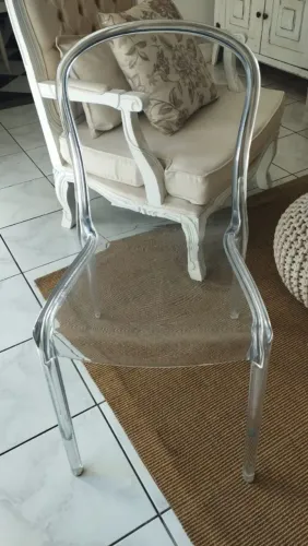 Cadeira Acrílica Transparente Sala de Jantar Cristal
