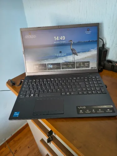 Notebook Vaio Fe15 Intel Cor I5 12ª gen 8gb Ssd Tela 15,6full Hd - Grafite