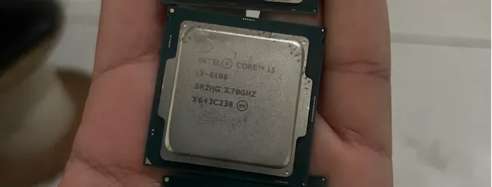 Processador i3-6100 | Com cooler | Usado | Funcionando