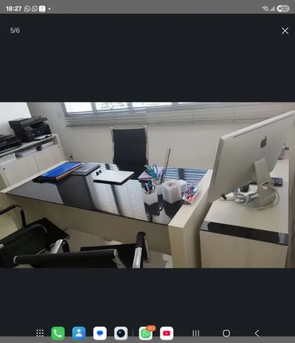 Mesa Artesano com aparador separado