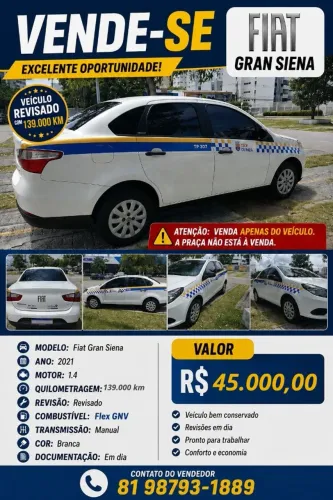 Fiat Grand Siena 1.4 EVO Flex 8V 4P 2021