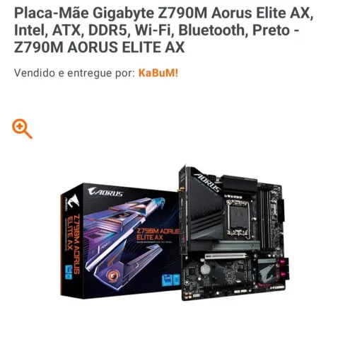 Placa mãe z790m aorus elite ax