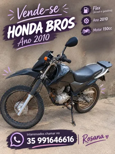 Moto Honda NXR 150 Bros ES