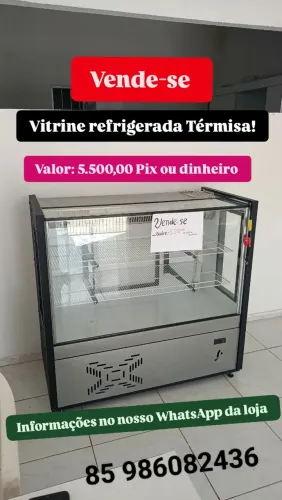 Vitrine refrigerada Térmisa ( Apenas refrigera)
