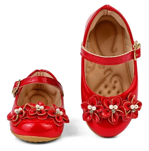 Sapatilha Boneca bebê Menina Feminino Flor Macio