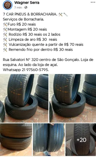 7 CAR PNEUS & BORRACHARIA.