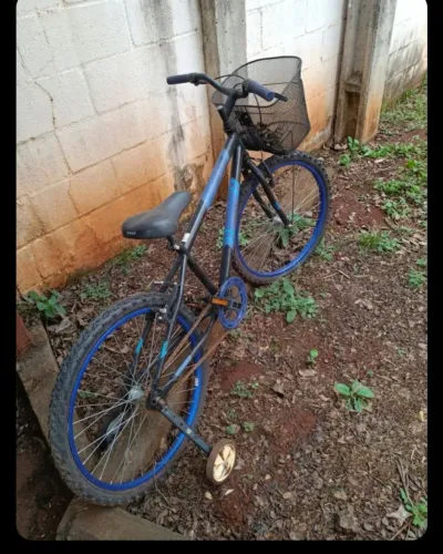 Bicicleta Juvenil Aro 24 (Com Cestinha e Rodinhas) - Desapego no Estado que esta