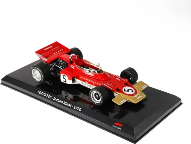 Miniatura F1 1/24 Lotus 72C 1970 - Jochen Rindt - Nova / Lacrada
