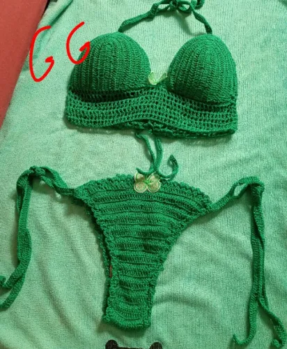 Biquíni de Crochê Tamanho GG 
