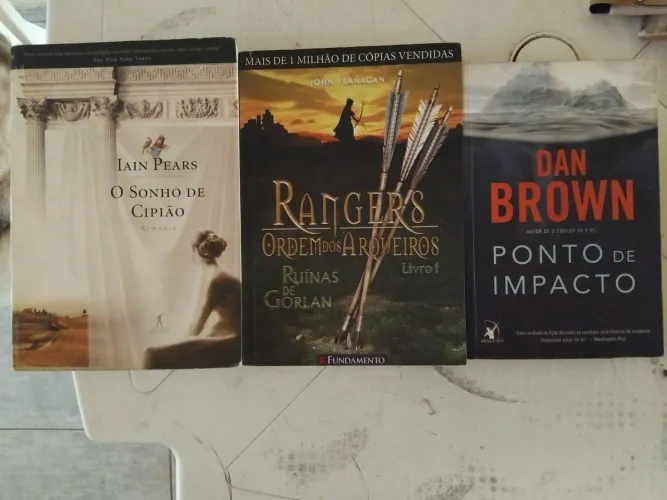 Livros Lote (O Sonho de Cipião-Ponto de impacto e Rangers ordem dos arqueiros)