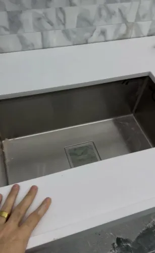 Cuba de embutir em aço inox 304