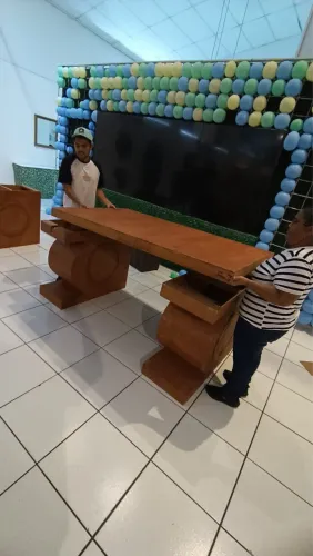 Mesa versátil mesa festas e decorações