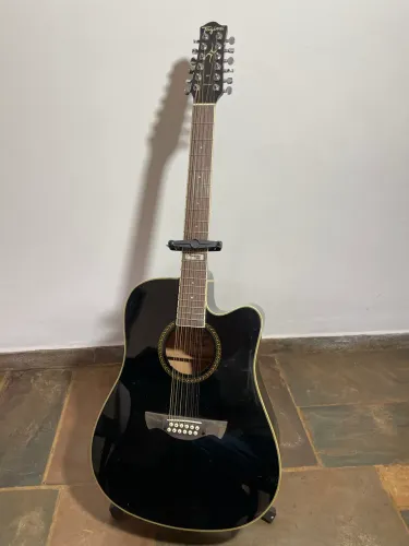 Vendo violão Tagima Kansas XII BK, America Series, 12 cordas, eletroacústico