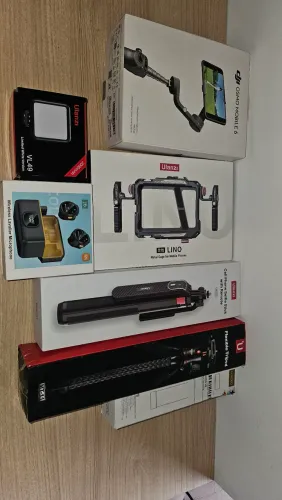 Kit filmagem ulanzi vídeomaker / dji osmo 6