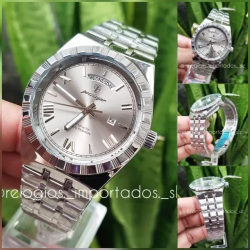 RELÓGIO MASCULINO POEDAGAR - Pulseira de AÇO INOXIDÁVEL - GARANTIA - ENTREGA Facilitada