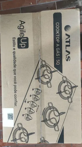 Fogão Cooktop 5 bocas atlas