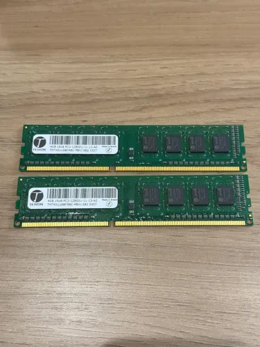 Kit Memória RAM 8GB (2x4GB) Teikon DDR3 1600MHz PC3-12800U