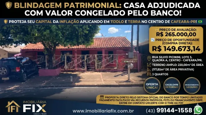 ? BLINDAGEM PATRIMONIAL: CASA ADJUDICADA COM VALOR CONGELADO PELO BANCO!