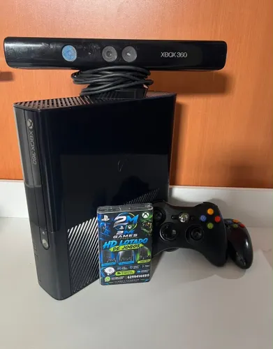 Xbox 360 Desbloqueado + HD cheio de jogos Muito novo 