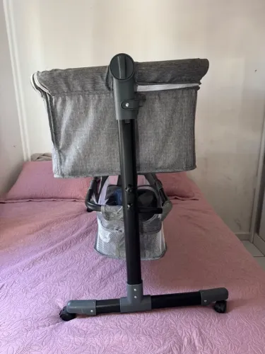Berço Co-Sleeper Cinza 