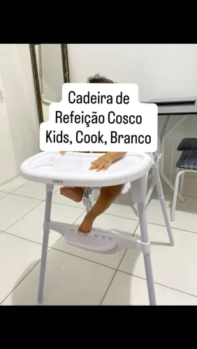 Cadeira de Refeição Cosco Kids, Cook, Branco
