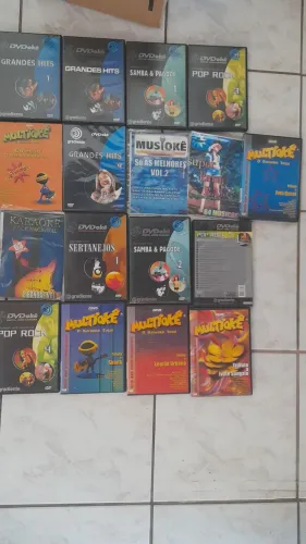 DVD para karaokê aceito proposta