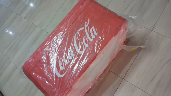 Caixa térmica de isopor de 90L