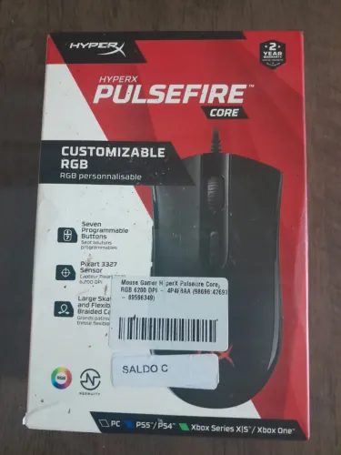Mouse Gamer HyperX Pulsefire Core