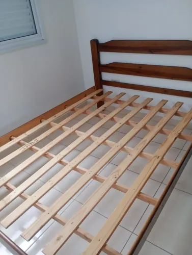 Cama solteiro e casal e colchão