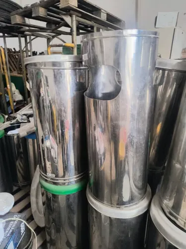 Lixeiras De Inox e tampa colorida para lixos Tramontina