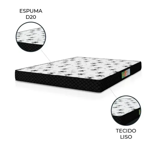 Oferta colchão D20 casal floral