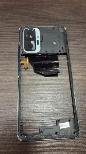 Carcaça Lateral Com lente e Biometria RM Note 10 Pro