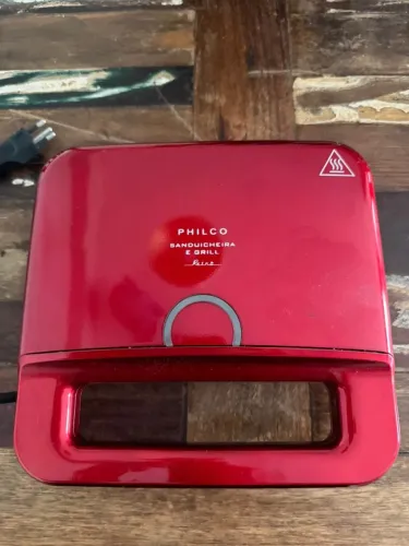 Sanduicheira Philco Retro Vermelha