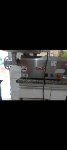 MOEDOR DE CARNE INDUSTRIAL POLI - INOX
