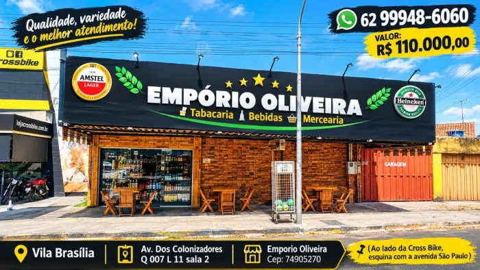 Vende-se Distribuidora de Bebidas completa Setor Vila Brasília