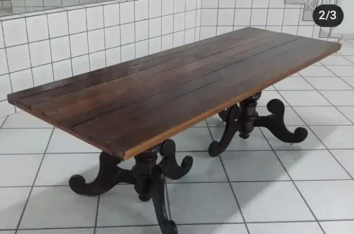 Mesa estilo fazenda 