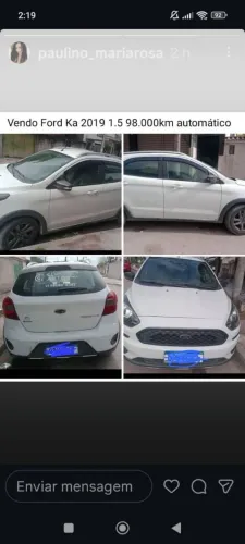 Ford KA 1.5 Freestyle 12V Flex 5P Aut. 2019