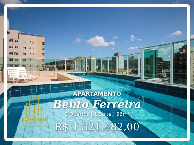 Apartamento Moderno com Varanda em Bento Ferreira, Vitória