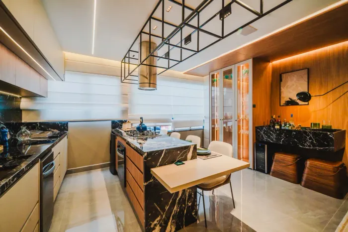 Excelente apartamento, 2 quartos, 1 suítes com 66m2 , ao lado do Lago das Rosas, Acabament