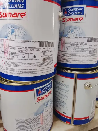 Tinta Sumastic awwa Azul Piscina 12 kit sendo 12 de A e 12 de B
