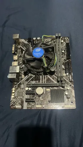Kit Intel Core i3 9100F + Placa-Mãe H310M + Cooler